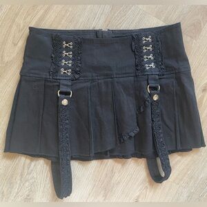 Vintage Tripp NYC Black Skirt with Purple Label